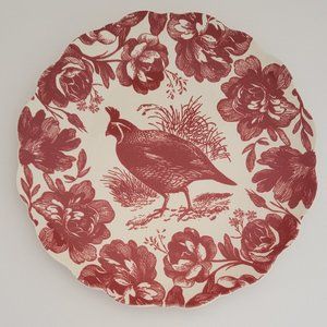 WOODLAND TOILE Plate by Andrea by Sadak Designed by Suzanne Nicoll